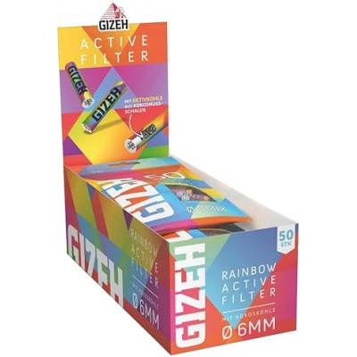 PROV-C00003632 GIZEH ACTIVE FILTER RAINBOW 6MM BAG